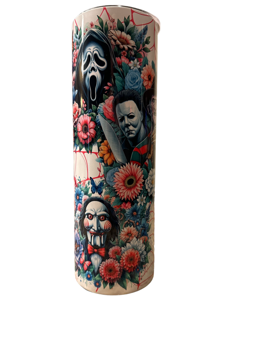 30oz Floral spiderwebs tumbler